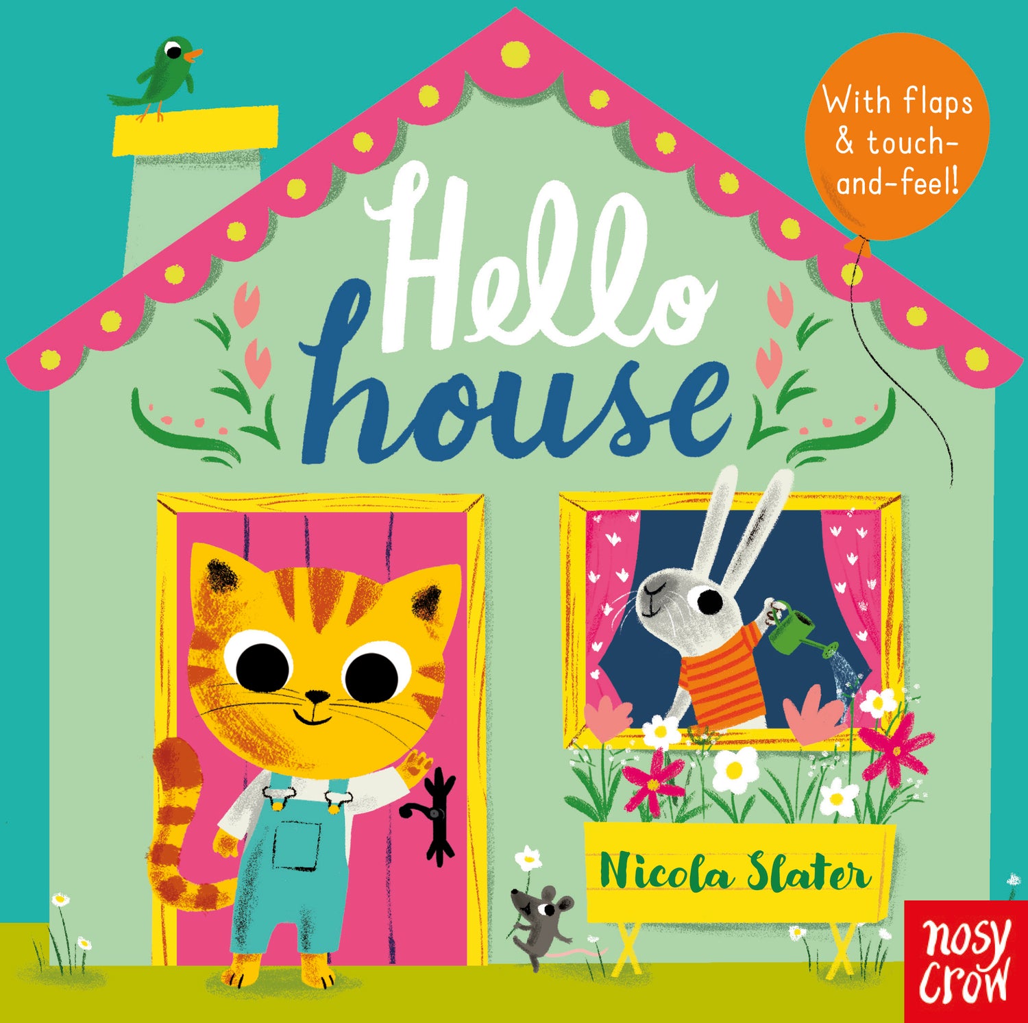 Hello House : With flaps & touch-and-feel!-rebooked, children's book, teenager's book, second hand book, english book, 小童書,青少年書,二手書,英文書