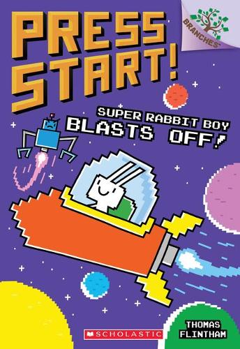 Press Start! - "Super Rabbit Boy Blast Off!"-rebooked, children's book, teenager's book, second hand book, english book, 小童書,青少年書,二手書,英文書
