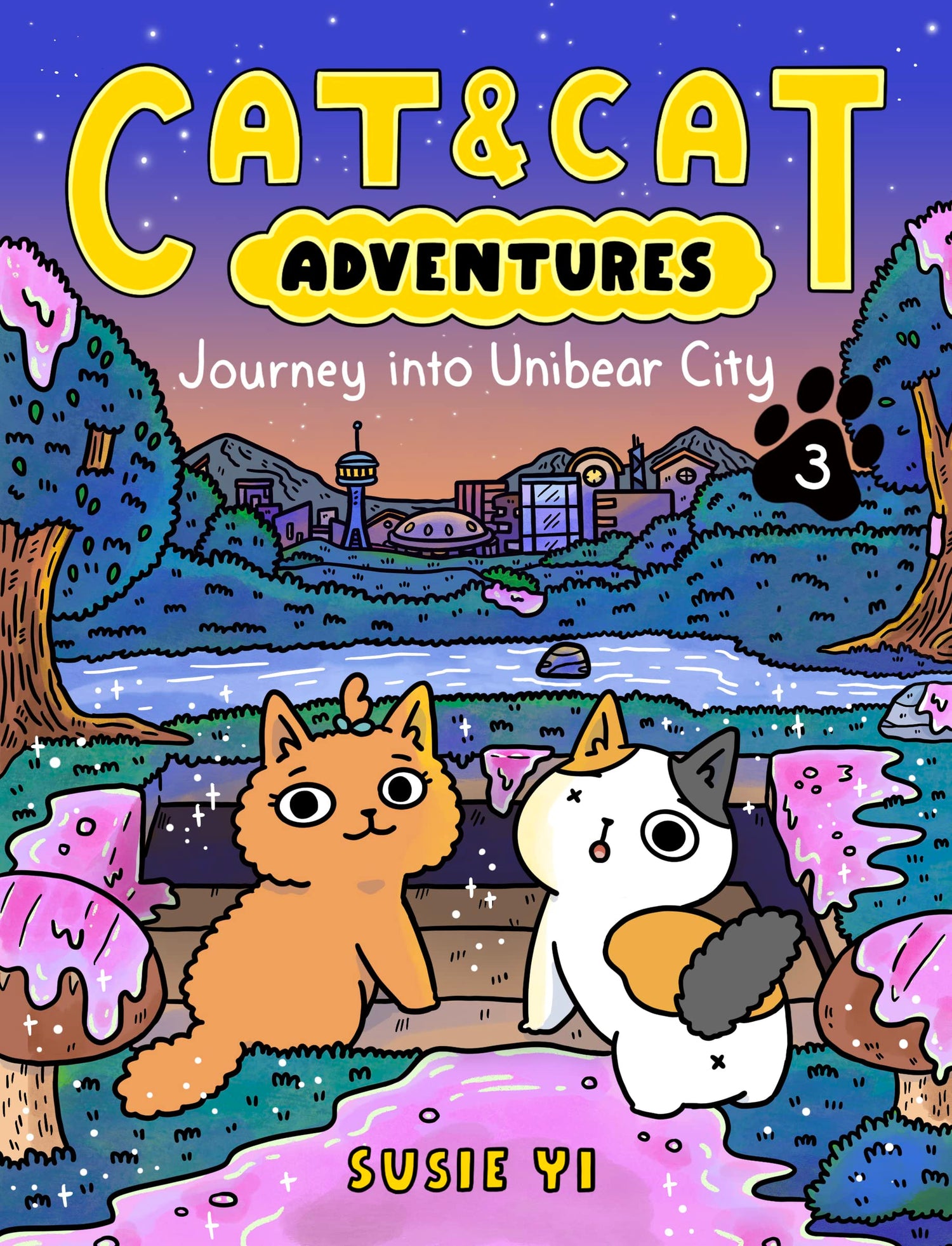 Cat & Cat Adventures - "Journey into Unibear City"-rebooked, children's book, teenager's book, second hand book, english book, 小童書,青少年書,二手書,英文書
