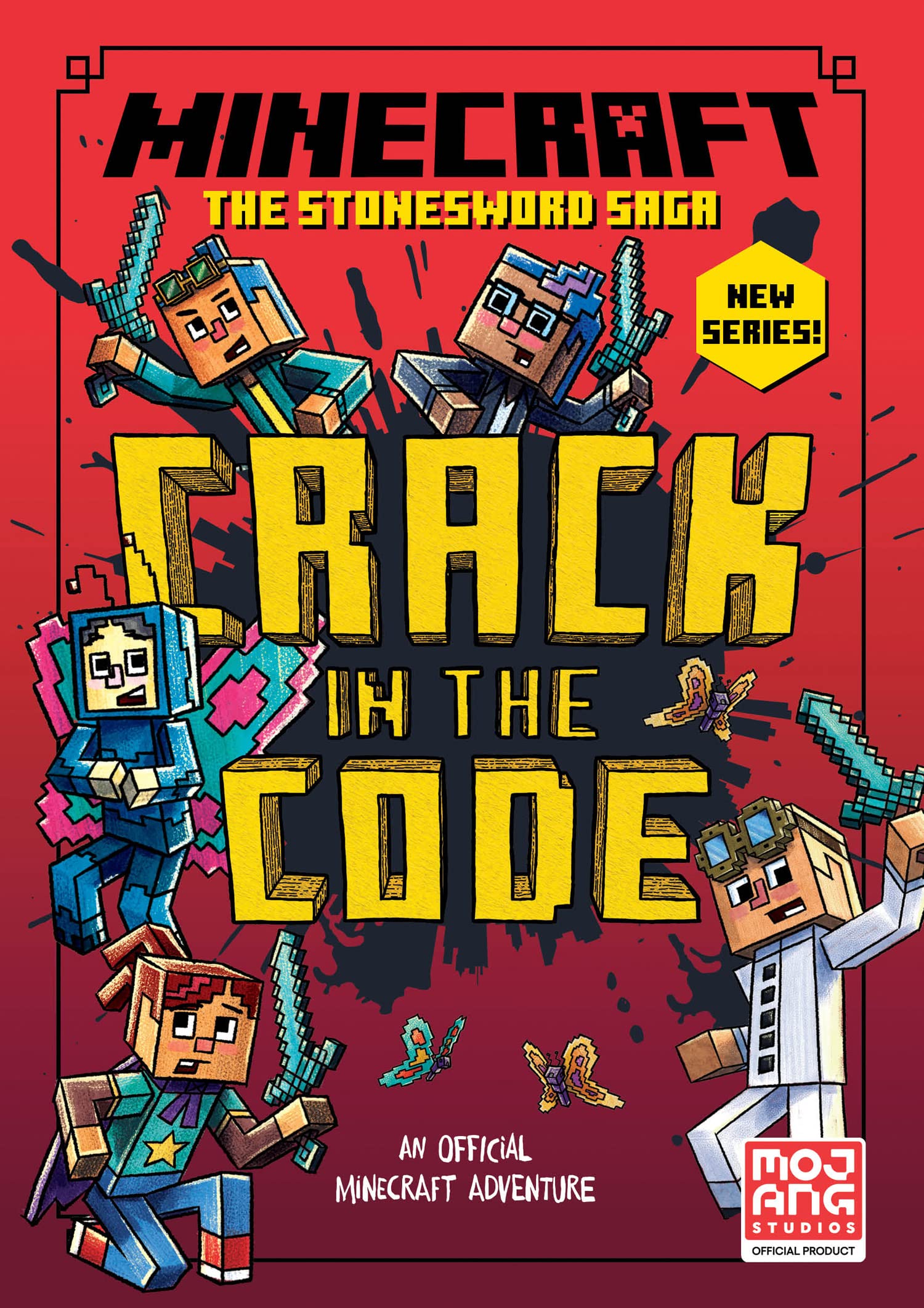 Minecraft The Stonesword Saga - "Crack In The Code"-rebooked, children's book, teenager's book, second hand book, english book, 小童書,青少年書,二手書,英文書