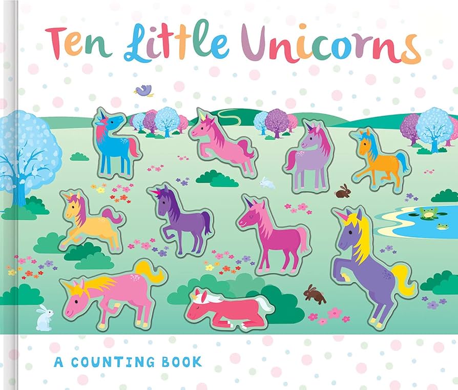 Ten Little Unicorns - " A Counting Book "-rebooked, children's book, teenager's book, second hand book, english book, 小童書,青少年書,二手書,英文書