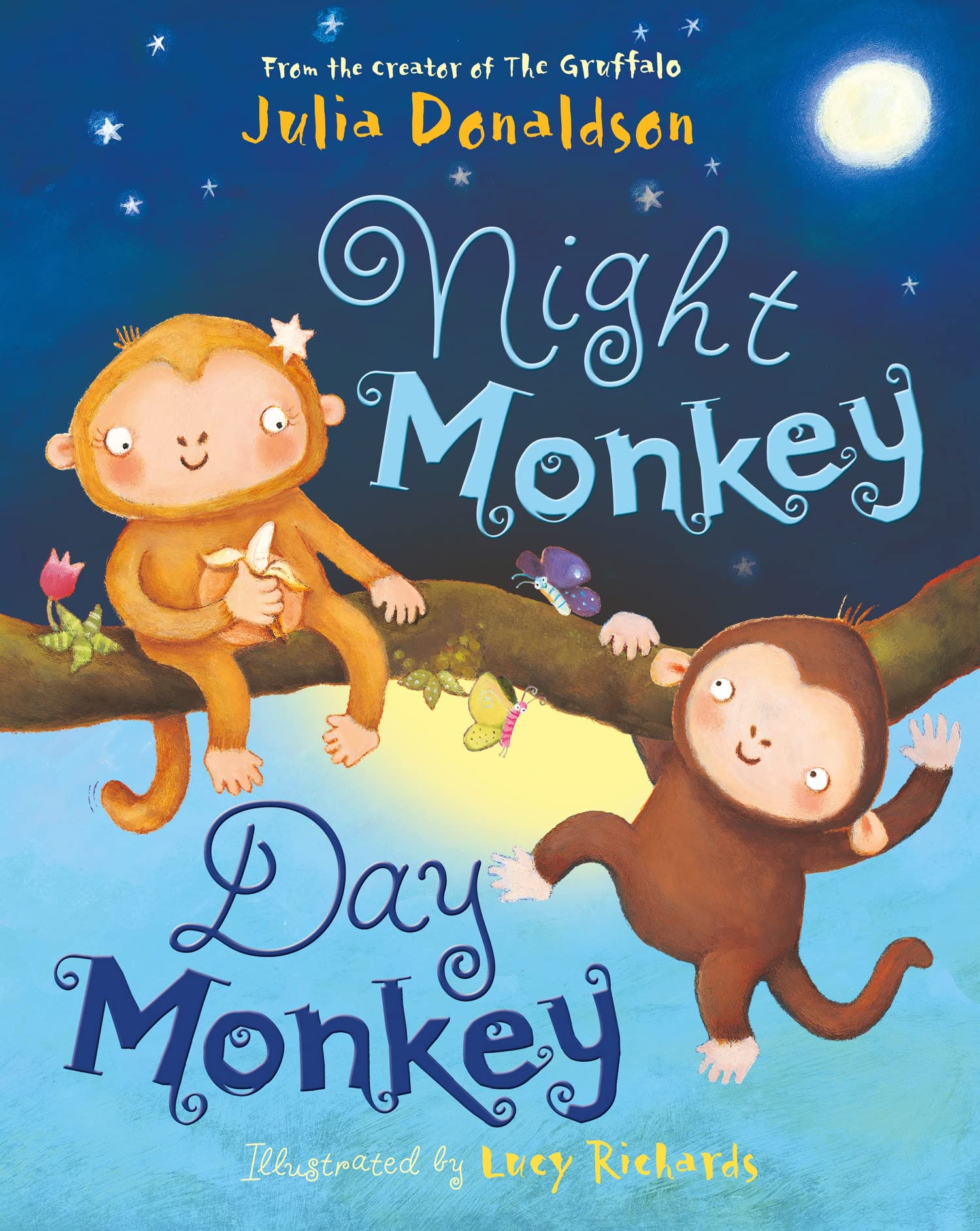 Night Monkey Day Monkey-rebooked, children's book, teenager's book, second hand book, english book, 小童書,青少年書,二手書,英文書