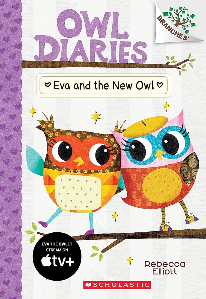 Owl Diaries - "Eva and the New Owl"-rebooked, children's book, teenager's book, second hand book, english book, 小童書,青少年書,二手書,英文書