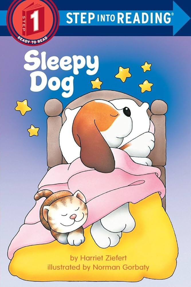 Step into Reading (Step 1) - "Sleepy Dog"-rebooked, children's book, teenager's book, second hand book, english book, 小童書,青少年書,二手書,英文書