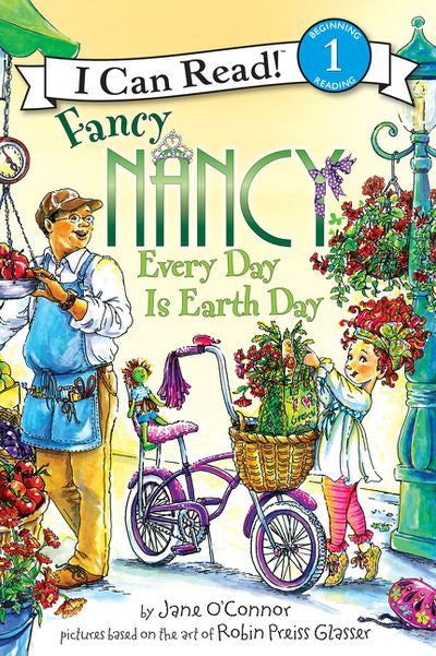 I Can Read! (Level 1) - "Fancy Nancy Every Day Is Earth Day"-rebooked, children's book, teenager's book, second hand book, english book, 小童書,青少年書,二手書,英文書