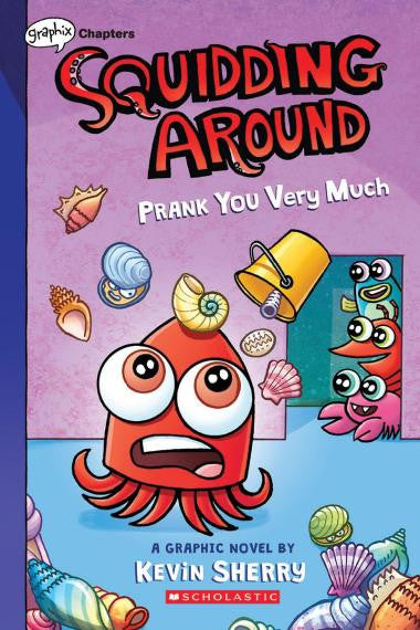 Squidding Around - Prank You Very Much-rebooked, children's book, teenager's book, second hand book, english book, 小童書,青少年書,二手書,英文書