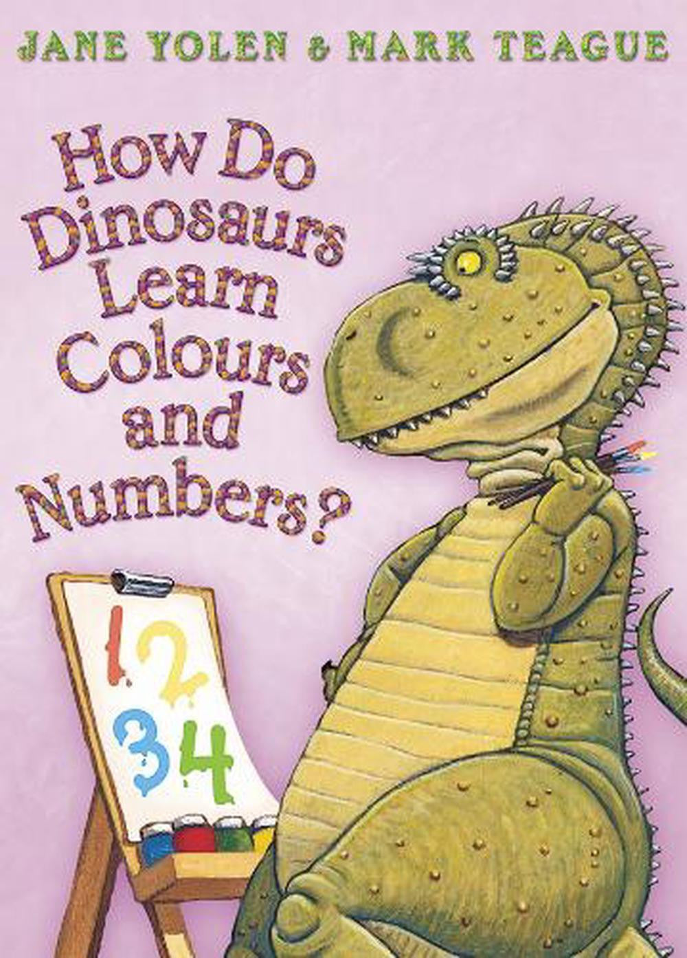 How Do Dinosaurs Learn Colours and Numbers?-rebooked, children's book, teenager's book, second hand book, english book, 小童書,青少年書,二手書,英文書