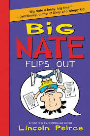 Big Nate - "Big Nate Flips Out"-rebooked, children's book, teenager's book, second hand book, english book, 小童書,青少年書,二手書,英文書