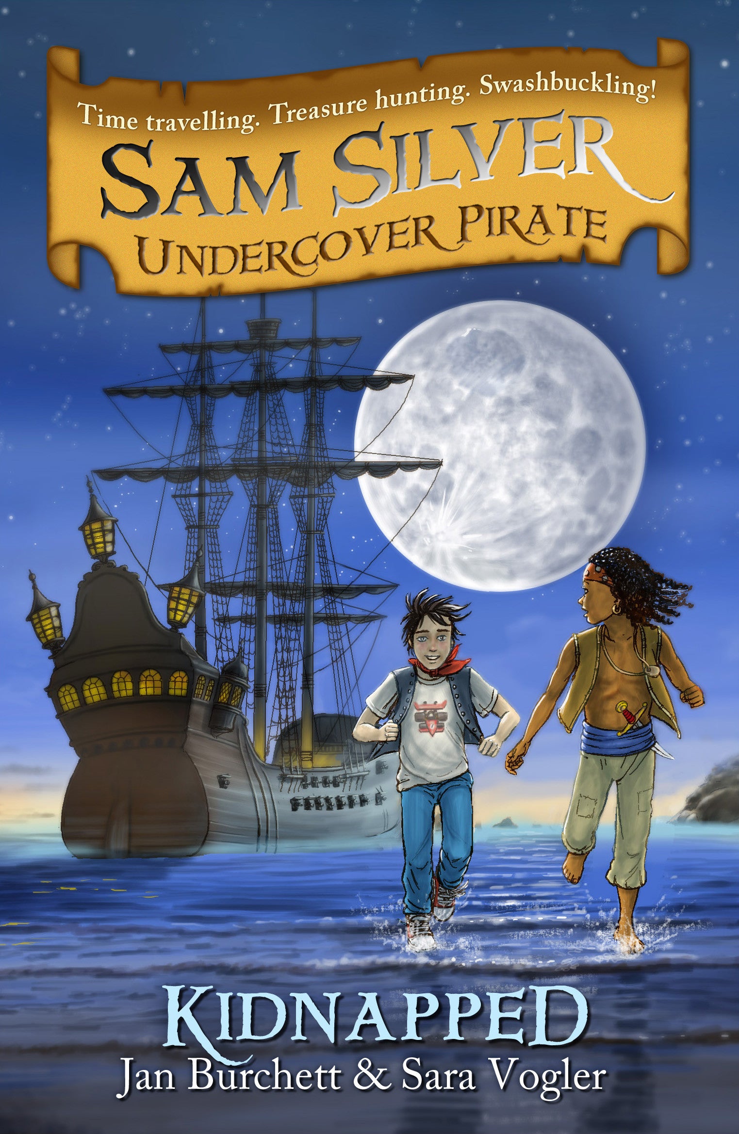 Sam Silver: Undercover Pirate - "Kidnapped"-rebooked, children's book, teenager's book, second hand book, english book, 小童書,青少年書,二手書,英文書