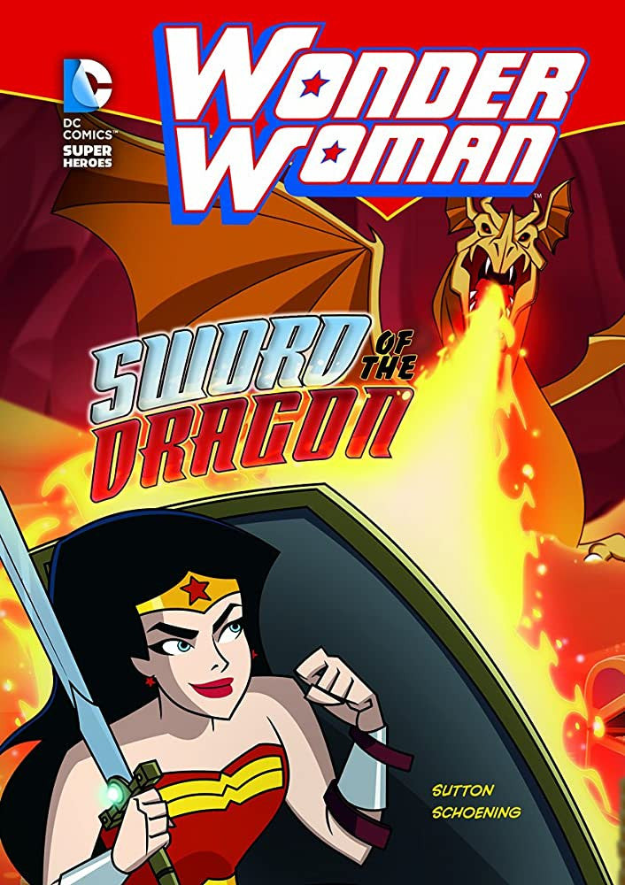 Wonder Woman - "Sword of the Dragon"-rebooked, children's book, teenager's book, second hand book, english book, 小童書,青少年書,二手書,英文書