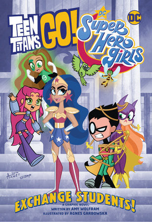 Teen Titans Go! : Dc Super Hero Girls "Exchange Students!"-rebooked, children's book, teenager's book, second hand book, english book, 小童書,青少年書,二手書,英文書