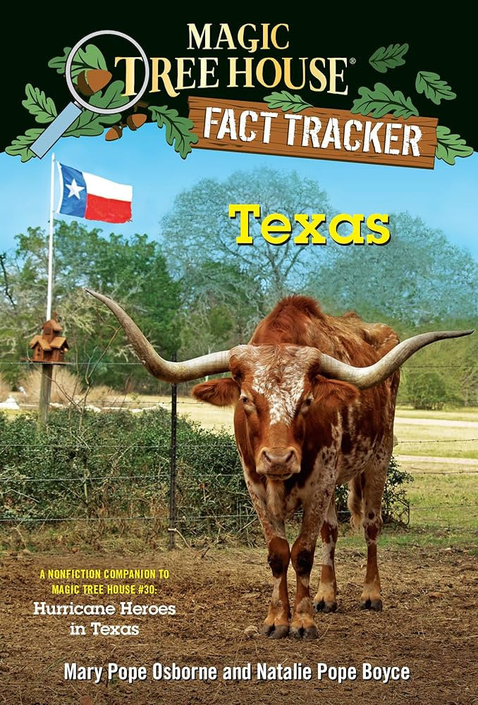 Magic Tree House : Fact Tracker "Texas"-rebooked, children's book, teenager's book, second hand book, english book, 小童書,青少年書,二手書,英文書