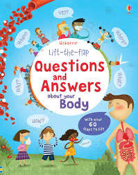 Usborne Lift-The-Flap Questions and Answers About Your Body-rebooked, children's book, teenager's book, second hand book, english book, 小童書,青少年書,二手書,英文書
