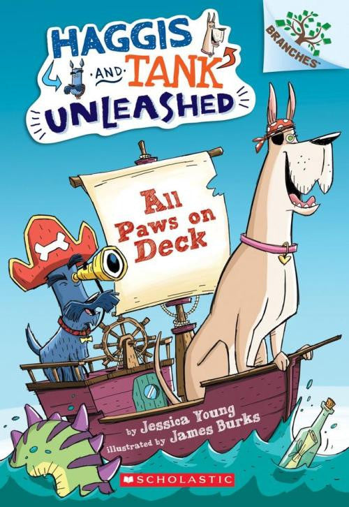 Haggis and Tank Unleashed - "All Paws on Deck"-rebooked, children's book, teenager's book, second hand book, english book, 小童書,青少年書,二手書,英文書