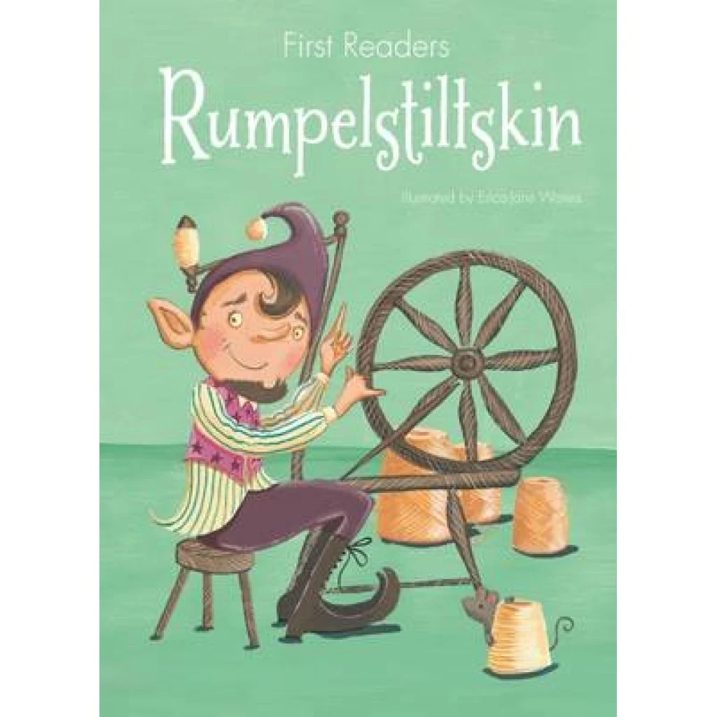 First Reader - "Rumpelstiltskin"-rebooked, children's book, teenager's book, second hand book, english book, 小童書,青少年書,二手書,英文書