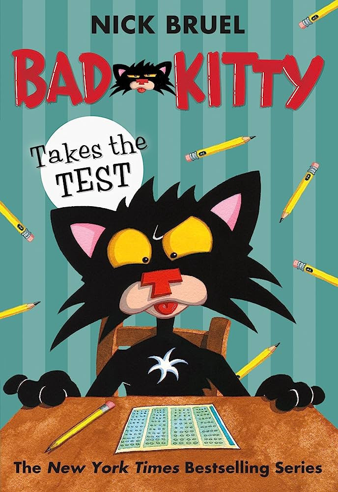 Bad Kitty - "Takes the Test"-rebooked, children's book, teenager's book, second hand book, english book, 小童書,青少年書,二手書,英文書