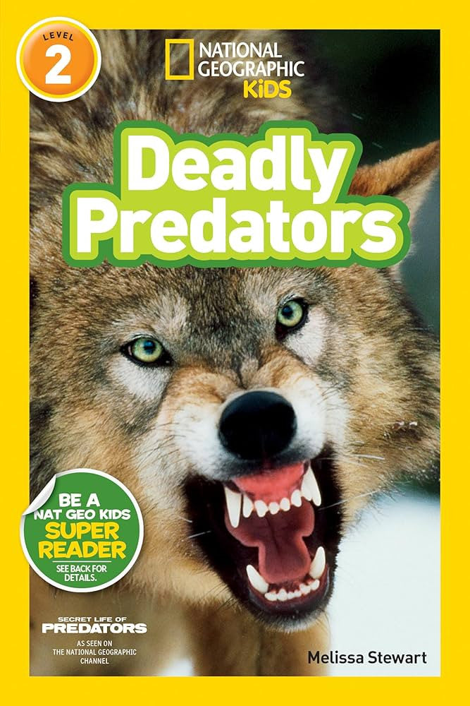 National Geographic Kids - "Deadly Predators"-rebooked, children's book, teenager's book, second hand book, english book, 小童書,青少年書,二手書,英文書