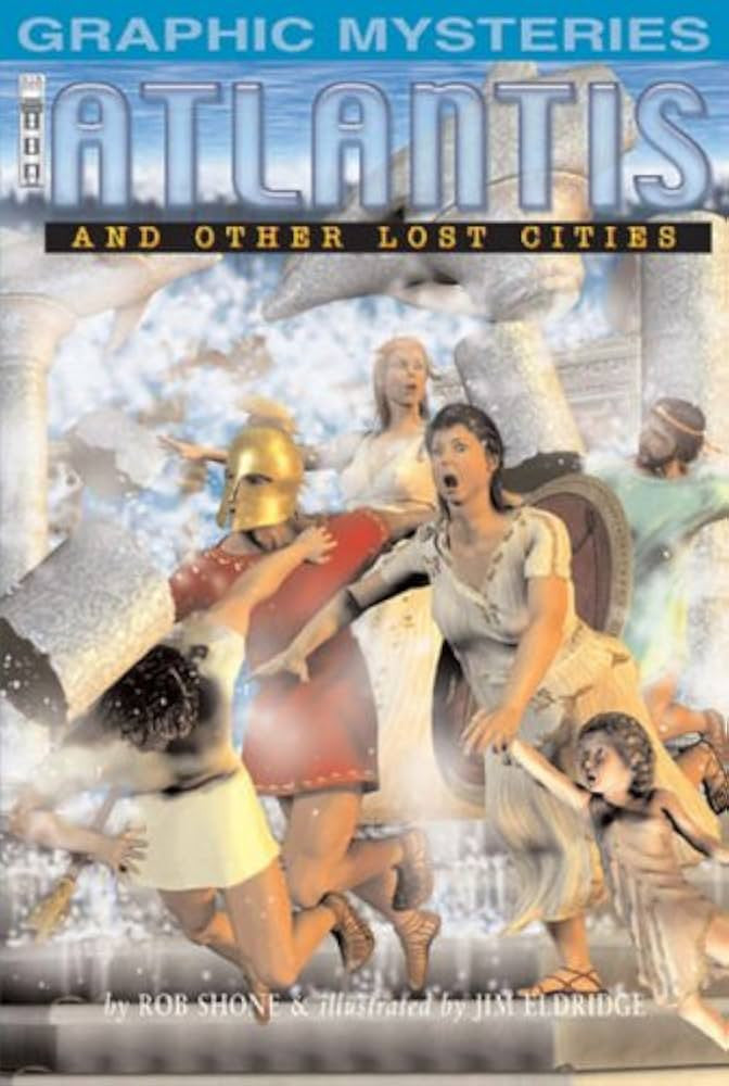 Graphic Mysteries - "Atlantis and Other Lost Cities"-rebooked, children's book, teenager's book, second hand book, english book, 小童書,青少年書,二手書,英文書