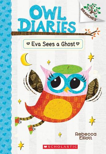 Owl Diaries - "Eva Sees a Ghost"-rebooked, children's book, teenager's book, second hand book, english book, 小童書,青少年書,二手書,英文書