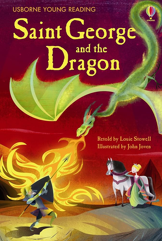 Usborne Young Reading - "Saint George and the Dragon"-rebooked, children's book, teenager's book, second hand book, english book, 小童書,青少年書,二手書,英文書