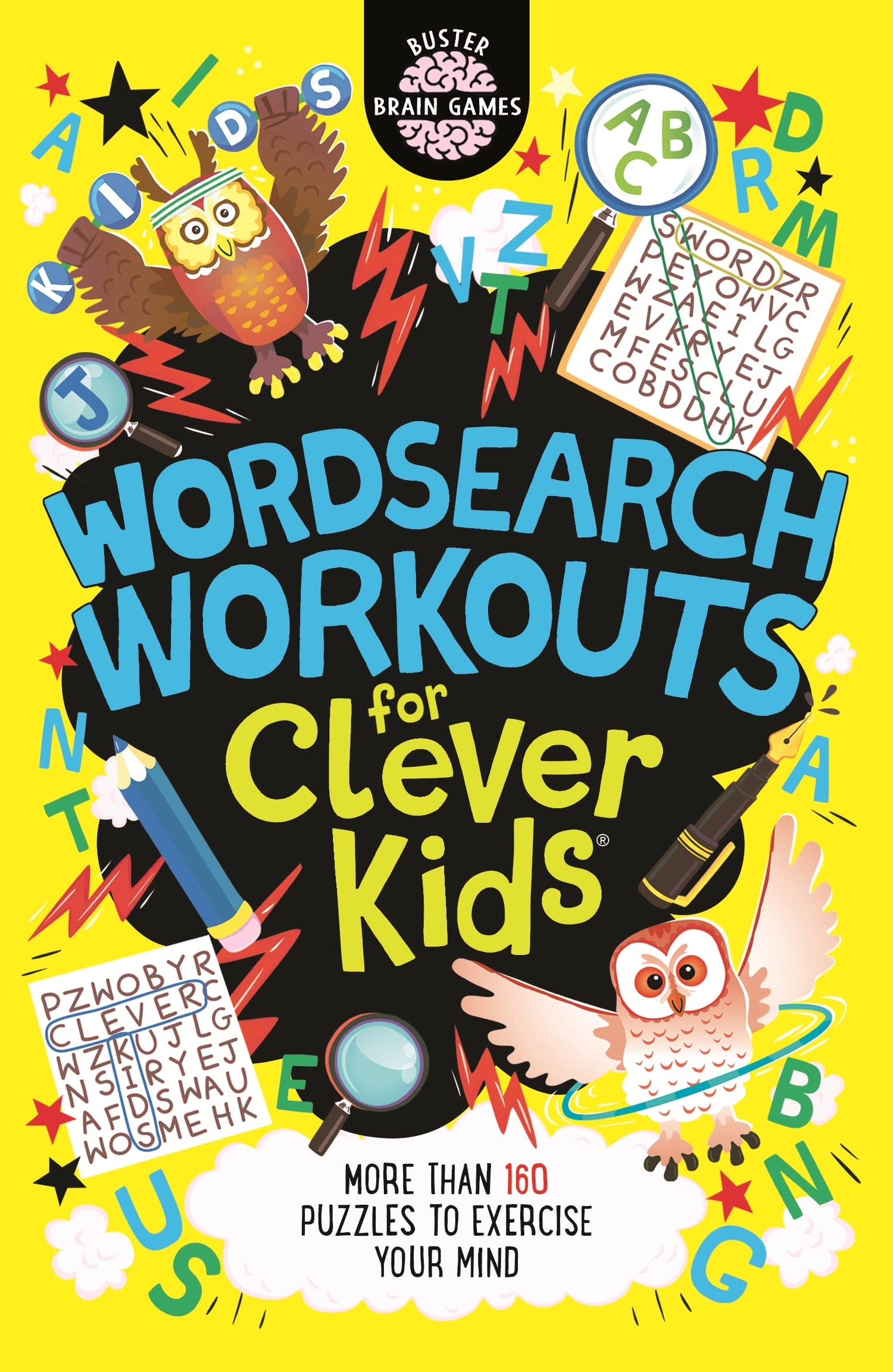Wordsearch Workouts for Clever Kids-rebooked, children's book, teenager's book, second hand book, english book, 小童書,青少年書,二手書,英文書