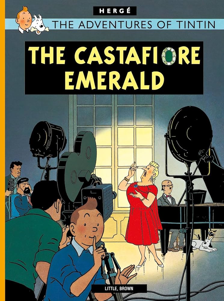 The Adventures Of Tintin - "The Castafiore Emerald"-rebooked, children's book, teenager's book, second hand book, english book, 小童書,青少年書,二手書,英文書