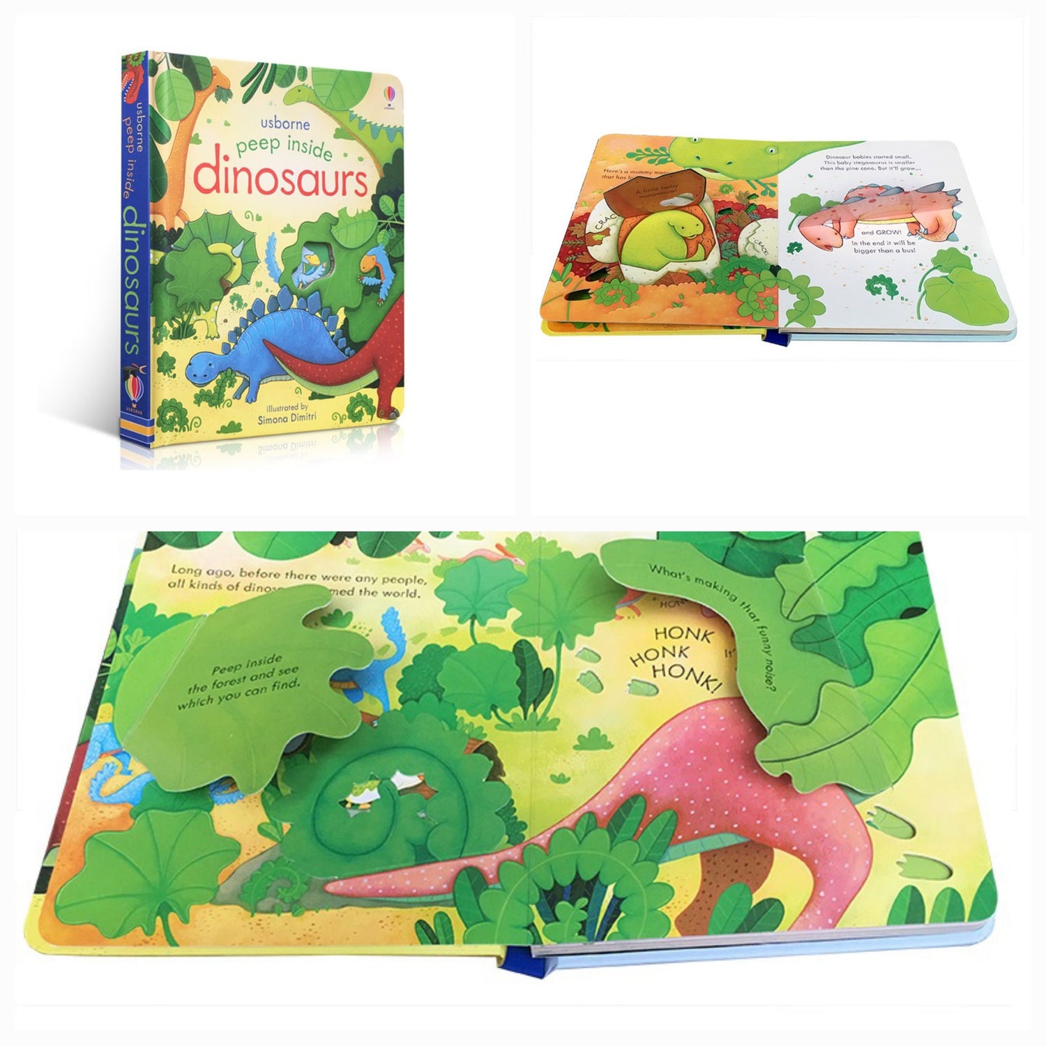 Usborne Peep Inside - "Dinosaurs"
