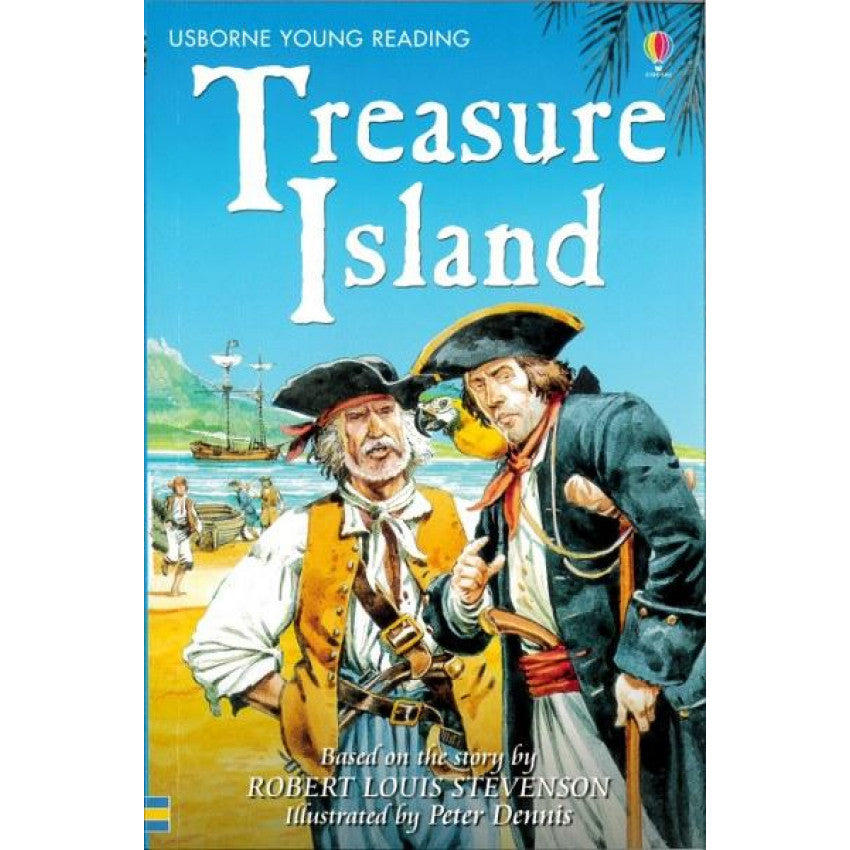 Usborne Young Reading - "Treasure Island"-rebooked, children's book, teenager's book, second hand book, english book, 小童書，青少年書，二手書，英文書
