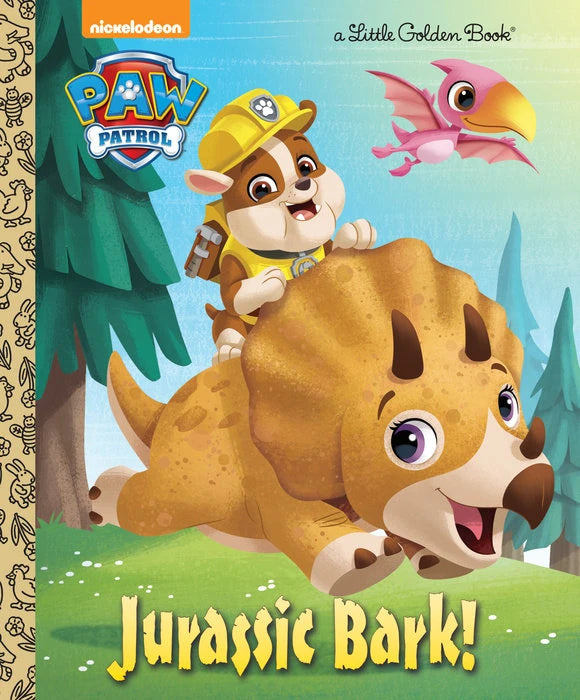 A Little Golden Book (Paw Patrol) - "Jurassic Bark!"