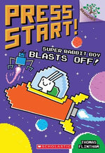 Press Start! - "Super Rabbit Boy Blast Off!"-rebooked, children's book, teenager's book, second hand book, english book, 小童書，青少年書，二手書，英文書
