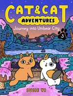 Cat & Cat Adventures - "Journey into Unibear City"-rebooked, children's book, teenager's book, second hand book, english book, 小童書，青少年書，二手書，英文書