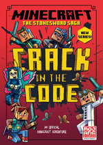 Minecraft The Stonesword Saga - "Crack In The Code"-rebooked, children's book, teenager's book, second hand book, english book, 小童書，青少年書，二手書，英文書