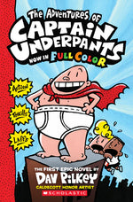 The Adventures of Captain Underpants Now In Full Color-rebooked, children's book, teenager's book, second hand book, english book, 小童書，青少年書，二手書，英文書