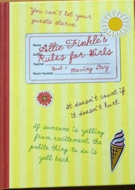 Allie Finkle's Rules for Girls-rebooked, children's book, teenager's book, second hand book, english book, 小童書，青少年書，二手書，英文書
