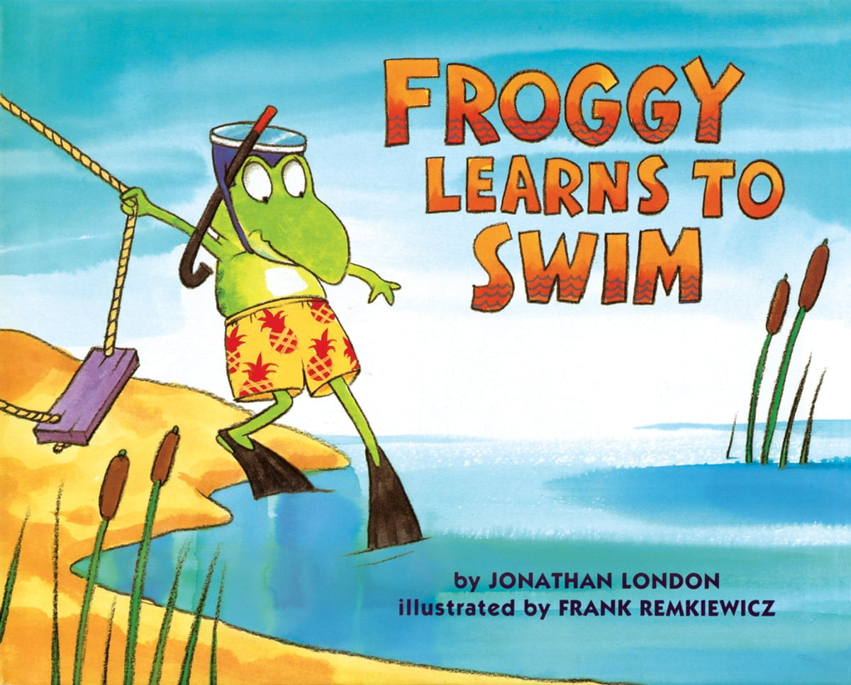 Froggy Learns to Swim-rebooked, children's book, teenager's book, second hand book, english book, 小童書，青少年書，二手書，英文書