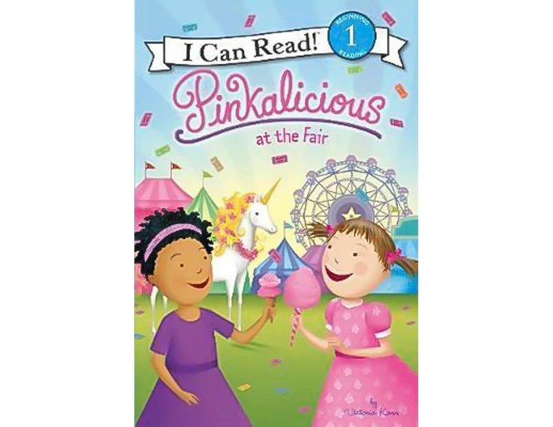 I Can Read! (Level 1) - "Pinkalicious at the Fair"-rebooked, children's book, teenager's book, second hand book, english book, 小童書，青少年書，二手書，英文書