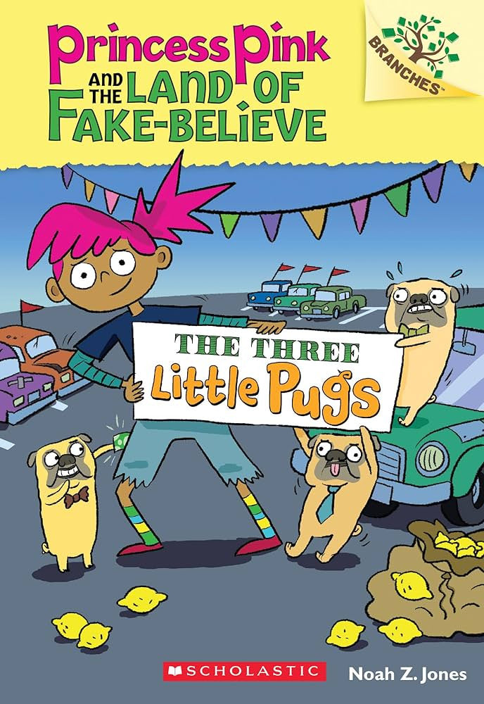 Princess Pink and the Land of Fake-Believe-rebooked, children's book, teenager's book, second hand book, english book, 小童書，青少年書，二手書，英文書