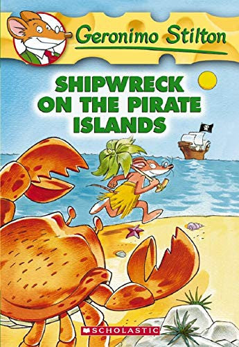 Geronimo Stilton - "Shipwreck on the Pirate Islands"-rebooked, children's book, teenager's book, second hand book, english book, 小童書，青少年書，二手書，英文書