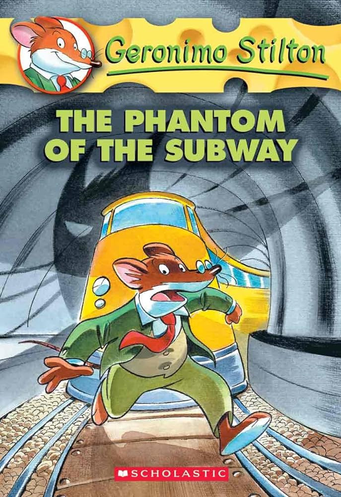 Geronimo Stilton - "The Phantom of the Subway"-rebooked, children's book, teenager's book, second hand book, english book, 小童書，青少年書，二手書，英文書