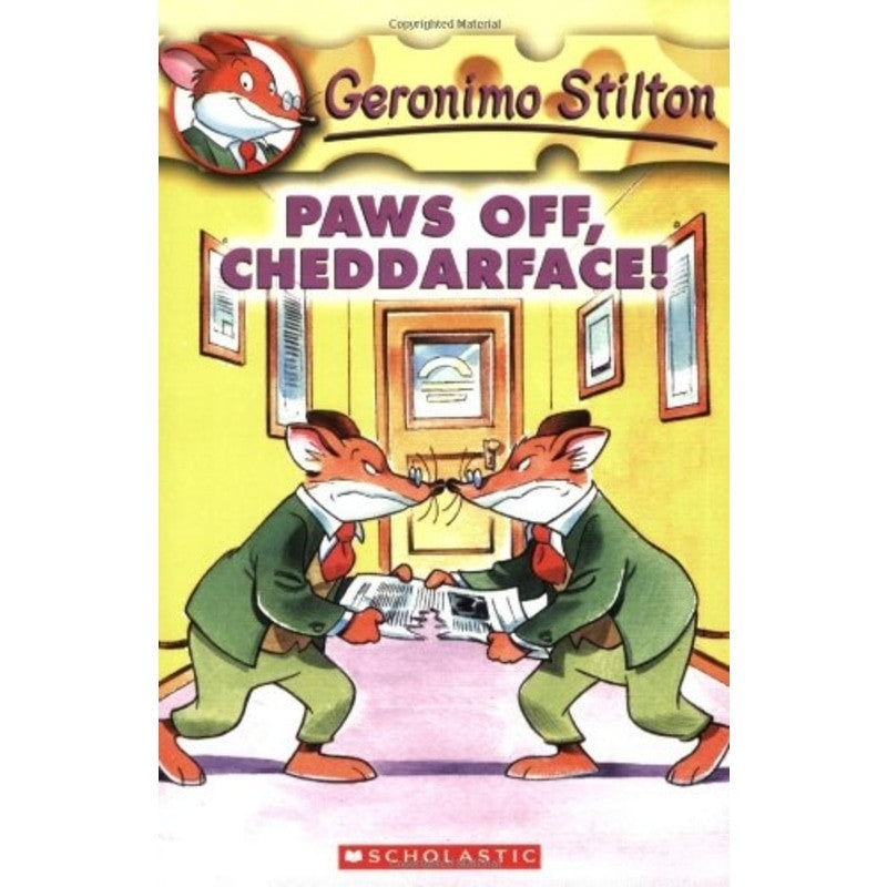Geronimo Stilton "Paws Off, Cheddarface!"-rebooked, children's book, teenager's book, second hand book, english book, 小童書，青少年書，二手書，英文書