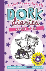 Dork Diaries - "Party Time"-rebooked, children's book, teenager's book, second hand book, english book, 小童書，青少年書，二手書，英文書