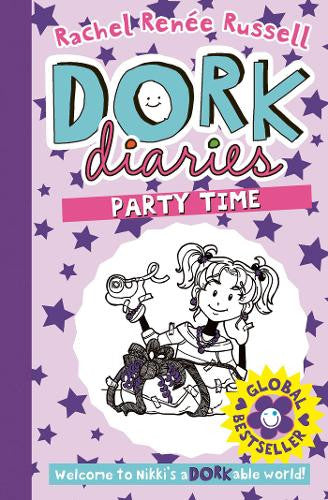 Dork Diaries - "Party Time"-rebooked, children's book, teenager's book, second hand book, english book, 小童書，青少年書，二手書，英文書