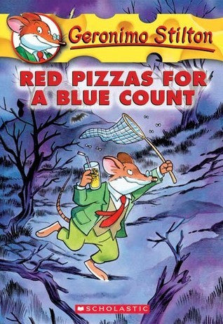 Geronimo Stilton - "Red Pizzas for a Blue Count"-rebooked, children's book, teenager's book, second hand book, english book, 小童書，青少年書，二手書，英文書