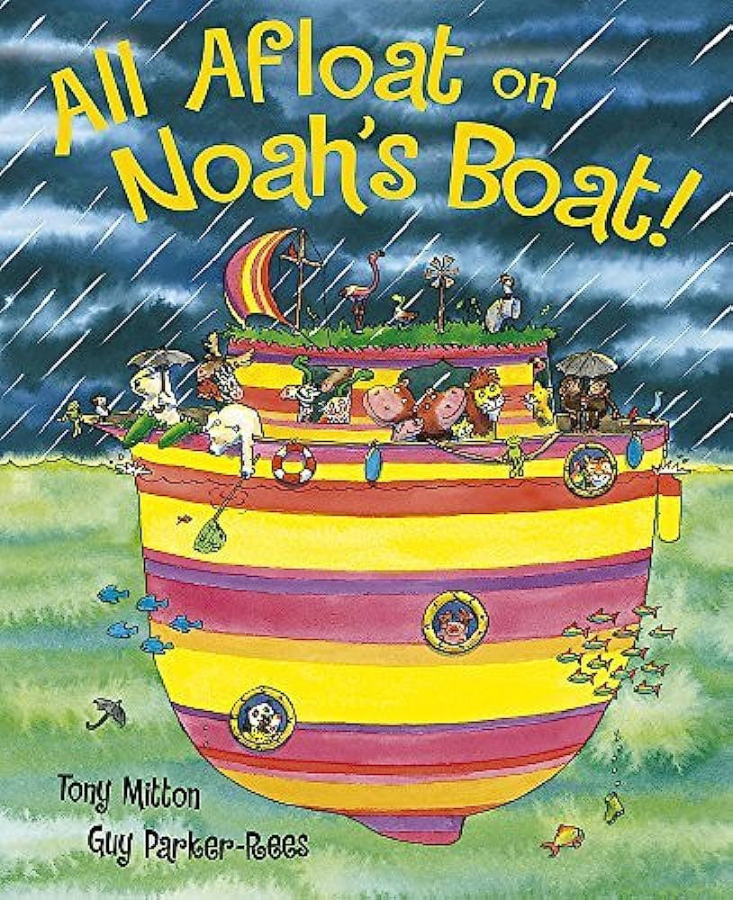All Afloat on Noah's Boat-rebooked, children's book, teenager's book, second hand book, english book, 小童書，青少年書，二手書，英文書