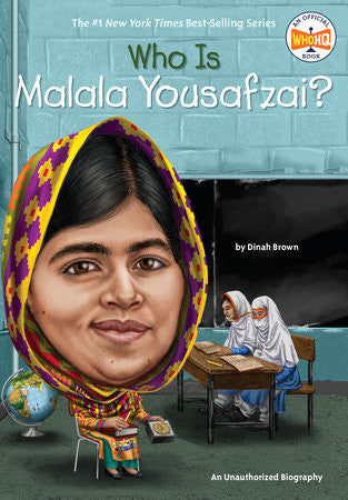 Who Is Malala Yousafzai?-rebooked, children's book, teenager's book, second hand book, english book, 小童書，青少年書，二手書，英文書