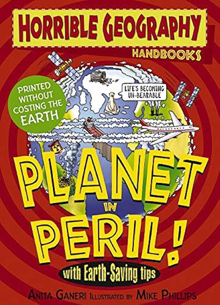 Horrible Geography - "Planet In Peril!"-rebooked, children's book, teenager's book, second hand book, english book, 小童書，青少年書，二手書，英文書