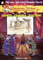 Geronimo Stilton - "Lights, Camera, Stilton!"-rebooked, children's book, teenager's book, second hand book, english book, 小童書，青少年書，二手書，英文書