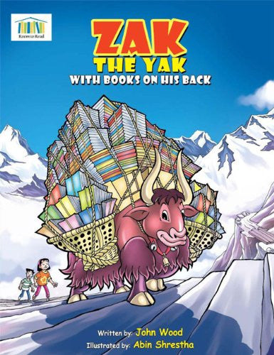 Zak The Yak With Books On His Back-rebooked, children's book, teenager's book, second hand book, english book, 小童書，青少年書，二手書，英文書