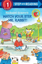 Step into Reading (Step 1) - "Richard Scarry's Watch Your Step, Mr. Rabbit!" "-rebooked, children's book, teenager's book, second hand book, english book, 小童書，青少年書，二手書，英文書