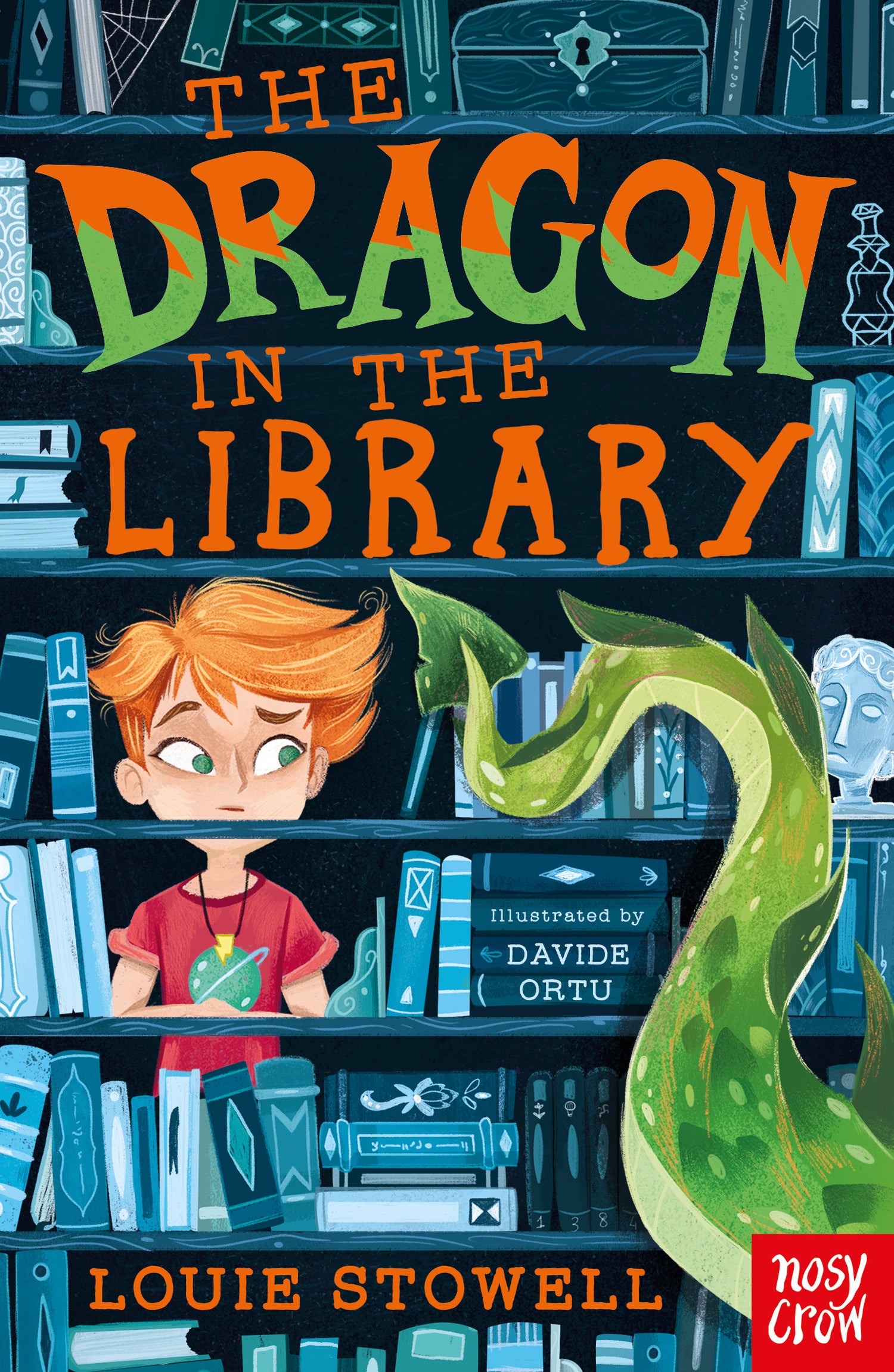 The Dragon in the Library-rebooked, children's book, teenager's book, second hand book, english book, 小童書，青少年書，二手書，英文書